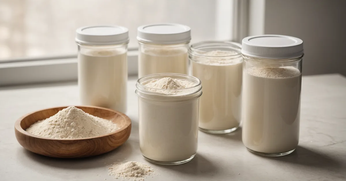Foam stability test comparing whey protein alternatives
